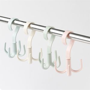 Cabides rotacionados de economia de espaço Caixa de guarda -roupa Rack Rack Organizer Bag Sapat Shoes Belt Felfing Racks Closet Hanger ZC1257