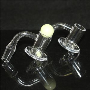 Rauchende Quarz-Banger mit Vergaserkappe, Terp-Perlen, männlich, weiblich, Terp-Slurper, Kuppelloser Banger-Nagel für Wasserpfeifen-Bong, Dab-Rig