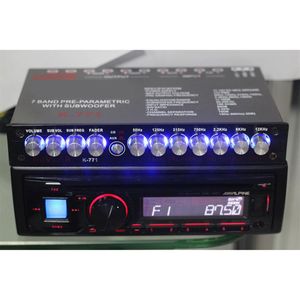 venda por atacado 7 Equalizador de segmento Audio EQ Tuning Crossover amplificador Equalizador de carros DC 12V D3-008236I