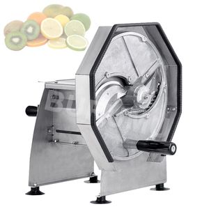 Hand Operera Vegetabiliska Runda Chips Skivmaskin Manuell Frukt Slicer