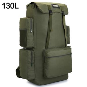 110L 130L Uomini Borsa da trekking Zaino da campeggio Grande esercito Arrampicata all'aperto Trekking Zaino da viaggio Borse tattiche Borsa da viaggio XA860WA 220721