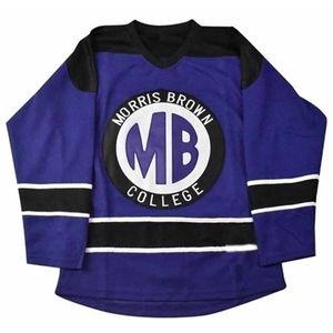 C26 Nik1 40men Retro Martin Payne Morris Brown Hockey Jersey College Personalizado Qualquer número e nome