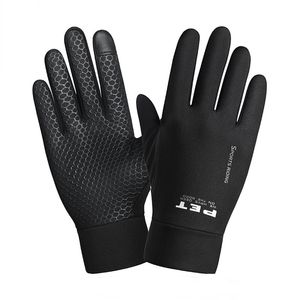 Autumn Winter Warm Gloves Mens och Womens Outdoor Sports Nonslip Pouch Screen Cycling Gloves Plysch Waterproof Ski Gloves 220722