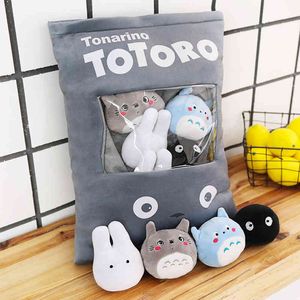 Boneca De Totoro Recheada venda por atacado-Totoro Pudding Plush Toys Kawaii Anime Totoro abacate bonecas de pelúcia de pelúcia