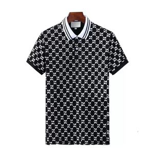 夏の高級デザイナーブランドメンズポロシャツメンズ半袖Tシャツ高品質のラペルシャツメンズテポロ
