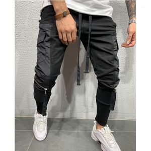 Erkek pantolon hirigin sonbahar açık elastik eşofman spor spor salonu koşu joggers ter erkek moda kalem