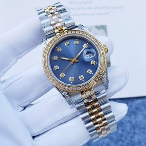 2024 Dropshipping 36mm Kvinnor Automatisk mekanisk klocka 28/31mm Lady Diamond Watches rostfritt stål super lysande armbandsur Montre de Luxe