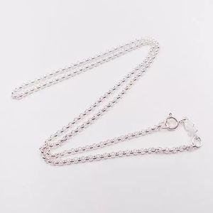 Hot charms jewelry making Chain TO us de Plata Authentic 925 Sterling silver couples dainty necklaces for women men girl boys sets pendant birthday gift 611900520