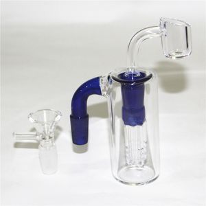 Smoking Accessories 14mm-14mm Male Female Glass Ash Catcher With quartz banger tobacco dry herb bowl Reclaimer Ash Catchers For Water Bongs Pipes