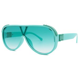 Sunshade Oversized Sunglasses For Men Women Luxury Design Siamese Lens Glasses Travel Holiday Sun Glasses