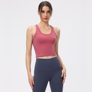 Completo da yoga Arrivi nel 2022 Reggiseno sportivo da donna all'ingrosso Beauty Back Crop Top Collant Gilet Abbigliamento da palestra Run con imbottitura sul petto rimovibileYoga