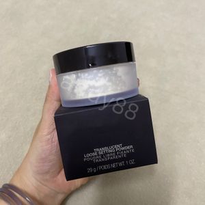 Face solto cenário em pó impermeável à prova d'água hidratante maquiagem translúcida com caixa preta 29g