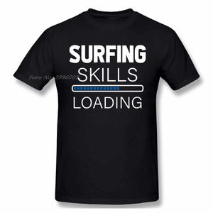 Wholesale loading shirts resale online - Men s T Shirts Surfing Skills Loading T Shirt Oversize Cotton Tshirts Short Sleeve Streetwear Tee Tops