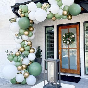 Födelsedag Ballong Garland Arch Kit Glad Party Decoration Baby Shower Boy Girl Wedding Valentine Supplies 220329