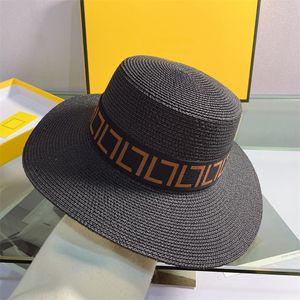 Grass Braid Luxurys Designers Straw Hats For Womens Men Fashion Letter Bucket Hats Women Summer Visors Casual Hat Beach Holiday Cap