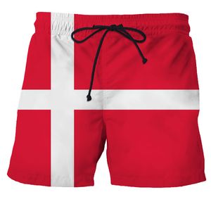 Bendera Nasional Baru 3d Cetak Pria Pantai Celana Pendek Musim Panas Berenang Celana Pendek Mode Kepribadian Pria Berenang Celana Laut 220613