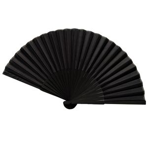 Andere thuisdecor Chinees Vintage Black Hand Fan Silk Fabric Face Bamboo Handle Dans Wedding Party Decoratieve fan Classic Folding Fans 20220517 D3