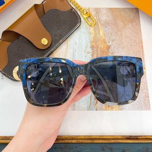Damen-Luxus-Designer-Vollformat-Sonnenbrille, Schmetterlings-Vintage-Buchstaben-Bein-Rahmen-Druck-Brille, eleganter Stil, UV-Block-Sonnenbrille, L Z1566E