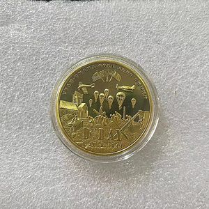 Gåvor D-Day Souvenir Coin Normandie Langding Collectible Gold Plated Challenge.cx