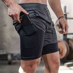 Men's 2022 Camo 2-in-1 7 inch running shorts - Quick Dry, Doub-deck Design for Gym, Fitness, Jogging, and Workouts - H220714