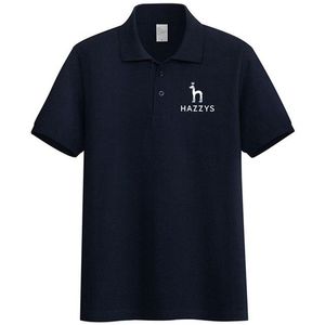 Męskie koszulki hazzys marka wygodne lato wysokiej jakości swobodny codzienny codzienny krótki rękaw męski T -koszulka 220623