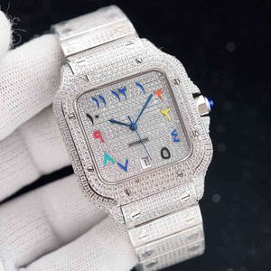 Diamond Mens Watch Automatic Mechanical Sapphire Watch 40mm Busins Wristwatch Stainls Steel Belt Montre De Luxe Giftsgax3 diamond watchJ3PY7J1Q