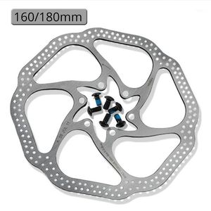 Bettery Fahrradzubehör Fahrradbremsen 2PC MTB Disc HS1 Mountainbike-Bremsbeläge 160/180mm Montage 6 Schrauben