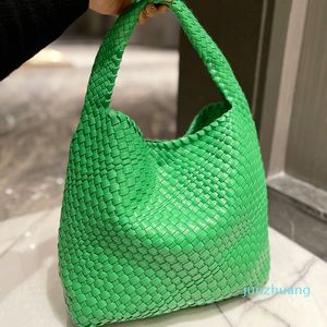 Designer- Borsa per la spesa a mano pura da donna a 6 colori di lusso all'interno con manico separato alla moda