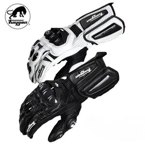 Motorcycle Leather Carbon Fiber Gloves Furygan Cross Country Mountain Bike Motorcycle Riding Rider 220812