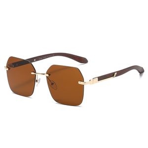 Fashion Carti Luxury Luxurs Cool Sunglasses Designer mais recente carrinho masculino gold ponte de ponte sem moldura