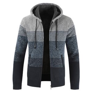Negizber Winter Mens Coats and Jackets Casual Patchwork Hooded Zipper Coats Men mode Tjock Wool Jacket Men Streetwear T200106