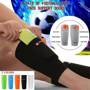 Elbow & Knee Pads ISHOWTIENDA Men Shin Guard Adult Kids Boys Football Leggings Ankle Socks Foot Protect Thick Pad Sleeves Guard#y45