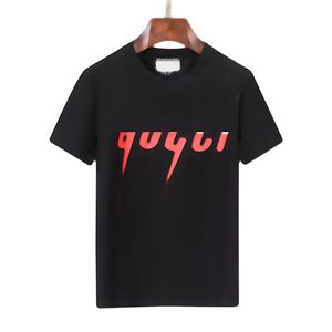 2022 Summer Fashion Men's Designer T Shirts Cropped Casual Letters Embroidery High Quality Men Branded Loose Tees Clothes Asian size M-3XL