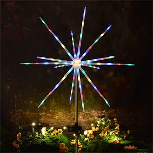 Solar Starburst Firework Light IP65 Luz de cordas à prova d'água 8 Modos 112 LED LAVA LAMP GARDENH