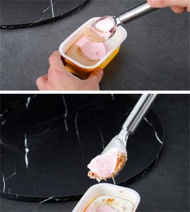 Atacado Spoons Sorvete Scoop 9 polegadas Nonstick Anti-Freeze Scooper ferramenta de cozinha para gelatos, iogurte congelado, frutas, sundaes