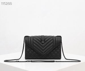 Wholesale cars messenger bag resale online - Designer women s bag caviar cow leather fashion car sewing stripe chain envelope Single Shoulder Messenger Bag