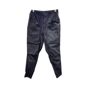 男性パンツ女性ズボンY3シグネチャーレタースポーツカーゴポリエステルポケット付き薄いカジュアルルーズパンツ