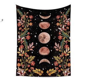 Tapestry Wall Hanging Nature Moon Phase Bohemian Mandala Tapestry Aesthetic Bedroom Decor Suitable For Home Dorm BBA13460