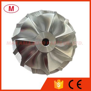 MP51 807575 66.98 / 99.01mm 7 + 7 Ostrza Turbosprężarka Turbo Billet Compressor Wheel / Aluminium 2618 / Frezarki do wkładu Materiał / Chra / Core