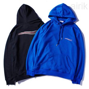 23SS Sonbahar Hoodies Erkekler Moda Lüks Uzun Kollu Günlük Yumuşak Rahat Kadın Sweatshirt Pamuk Havalandırma Mektubu Deseni Ücretli Hoodie