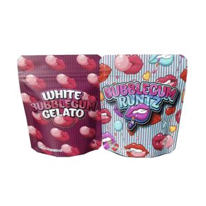 sacchetti per imballaggio gelato 3,5 g A prova di bambino Zaino in plastica mylar a doppia chiusura boyz bubblegum runtz imballaggio pacchetto sacchetto di stoccaggio vuoto