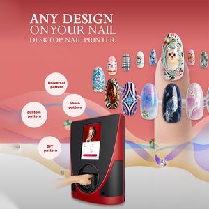 Nagelkonstutrustning Polsk skrivare Polering Utskriftsmaskin Diy Designs Printer 3D Digital Arts Printers Equipments