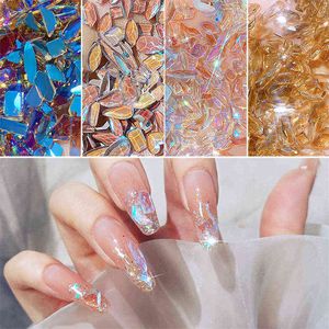 100 pcs misturar cristal de cristal de cristal AB charme de luxo arte flatback gemas para unhas 3d decorações glitter manicure unha gemas diy 2021 y220408