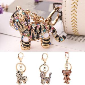 Keychains Tiger Key Keychain Alloy For Bag Personalized Year 2022 Chain Lanyard Jewelry Accessories Wholesale Smal22