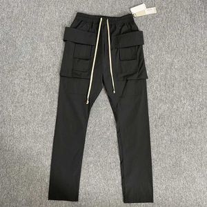 Wholesale pants worn resale online - Men s Pants Rick ro Owens double ring overalls can be worn in all seasons Fashionable high street trousers for men and women263l