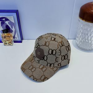 Chapéus chapéus de designer de luxo Moda Baseball Cap clássico Sun Visor Hat for Men and Women Alta qualidade Artesanato Simples Leisure muito bom muito bom
