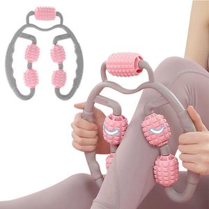 Wholesale trigger point ball for sale - Group buy Yoga Balls U Shape Trigger Point Massage Roller Full Body Tool Arm Leg Neck Muscle Massager Wheels Fitness Device For Sports