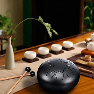 Handpan Drum 12 Inch 13 Tone Steel Tongue And A Pair Of Mallets Huedrum Yoga Meditation222k