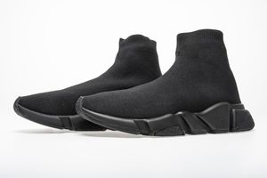 Originaller Balenciagas Designer Sıradan Çorap Hız Sürümü Runmer Balencigas Spor Sakinalar Tedarikçisi Tüm Siyah Üst Ayakkabılar Üstü