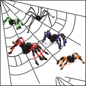 Other Festive Party Supplies Halloween Decoration Black Spider 30/50/60 Dhlhe